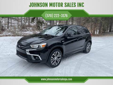 2019 Mitsubishi Outlander Sport for sale at JOHNSON MOTOR SALES INC in Lenoxville PA