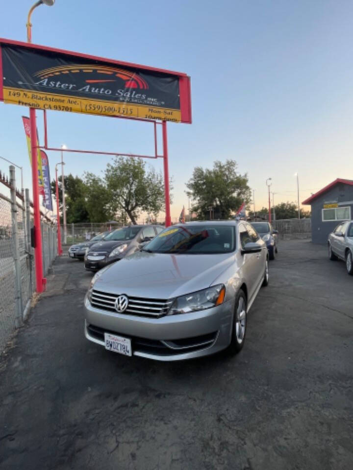 2013 Volkswagen Passat for sale at Aster Auto Sales Inc in Fresno, CA