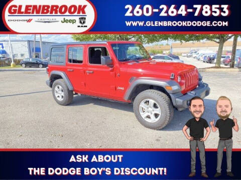 2021 Jeep Wrangler Unlimited for sale at Glenbrook Dodge Chrysler Jeep Ram and Fiat in Fort Wayne IN