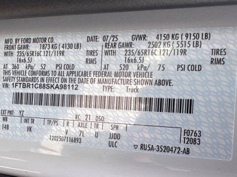 2025 Ford Transit 250