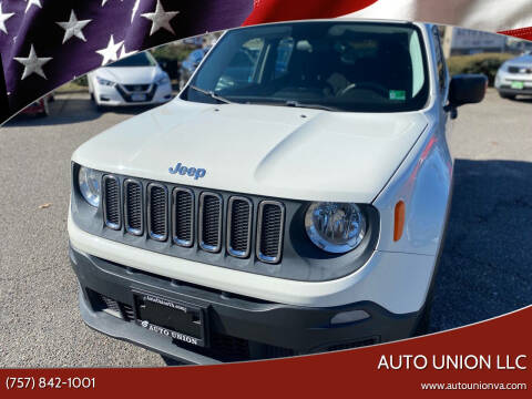 2015 Jeep Renegade for sale at Auto Union LLC in Virginia Beach VA