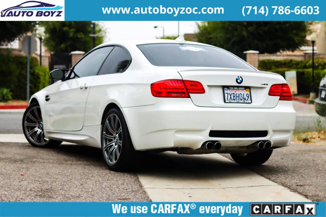 2011 BMW M3 for sale at Auto Boyz in Garden Grove, CA