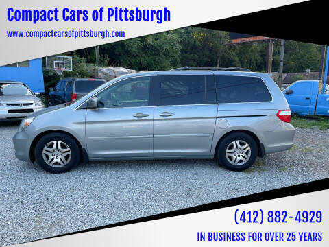 2007 Honda Odyssey for sale at Compact Cars of Pittsburgh in Pittsburgh PA