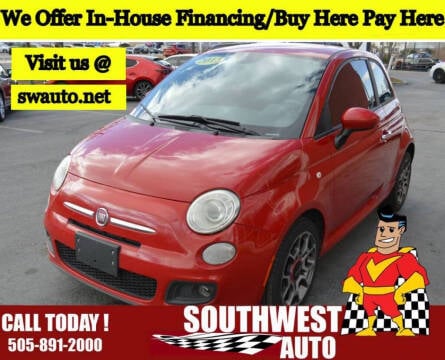 2013 FIAT 500 for sale at SOUTHWEST AUTO in Albuquerque NM