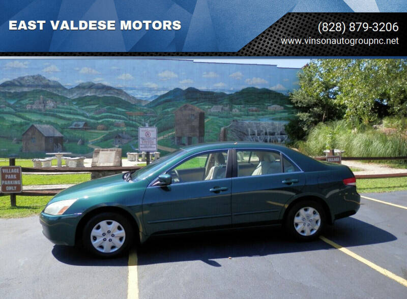 2003 Honda Accord for sale at EAST VALDESE MOTORS / VINSON AUTO GROUP in Valdese NC