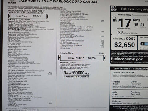 2020 RAM 1500 Classic Warlock