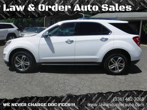 2016 Chevrolet Equinox for sale at Law & Order Auto Sales in Pilot Mountain NC