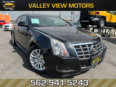 2012 Cadillac CTS for sale at Valley View Motors in Whittier CA