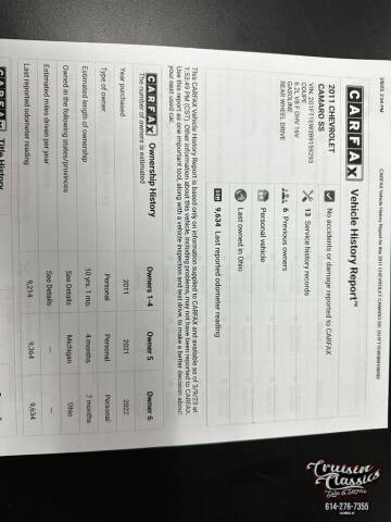 2011 Chevrolet Camaro SS