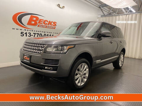 2014 Land Rover Range Rover for sale at Becks Auto Group in Mason OH