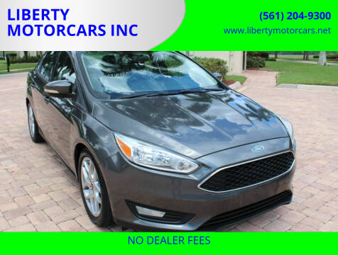2015 Ford Focus for sale at LIBERTY MOTORCARS INC in Royal Palm Beach FL