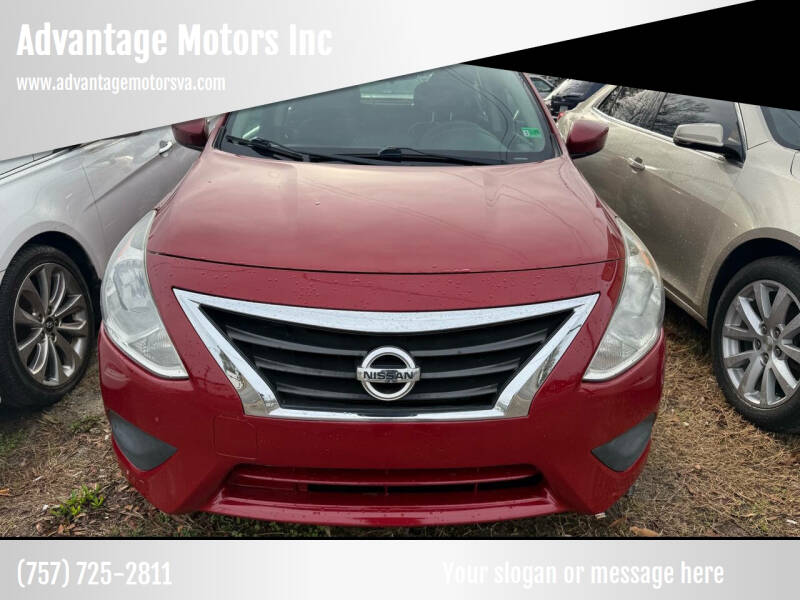 2015 Nissan Versa for sale at Advantage Motors Inc in Newport News VA