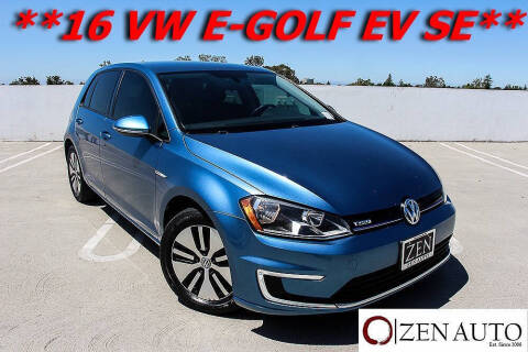 2016 Volkswagen e-Golf SE