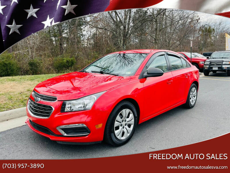 2015 Chevrolet Cruze for sale at Freedom Auto Sales in Chantilly VA
