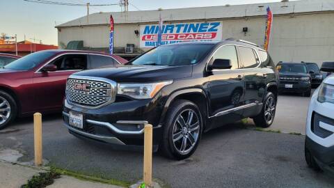 2018 GMC Acadia for sale at Martinez Used Cars INC in Livingston CA