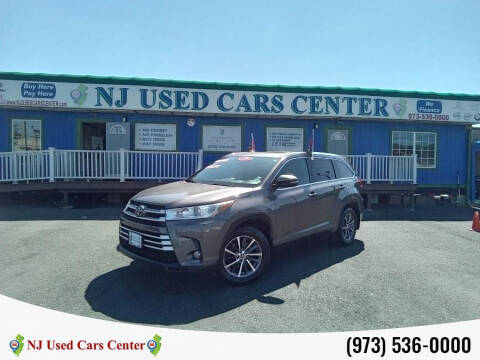 2019 Toyota Highlander for sale at New Jersey Used Cars Center in Irvington NJ