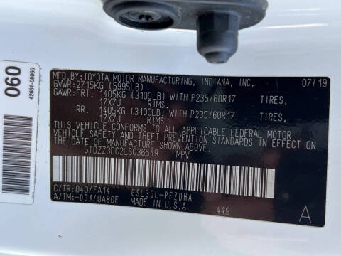 2020 Toyota Sienna L 7-Passenger