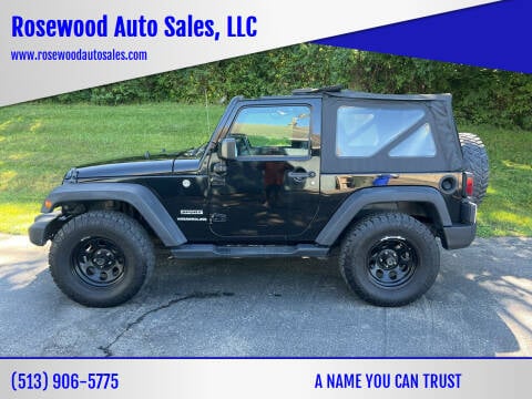 2016 Jeep Wrangler for sale at Rosewood Auto Sales, LLC in Hamilton OH