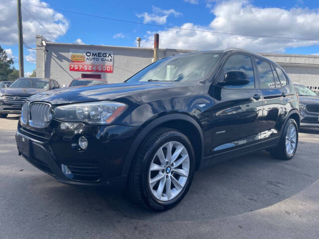 2015 BMW X3 for sale at Omega Auto Sales in Chesapeake, VA