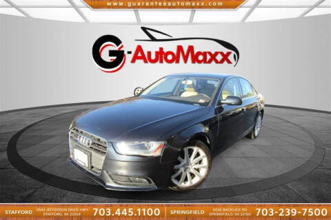 2013 Audi A4 for sale at Guarantee Automaxx in Stafford VA