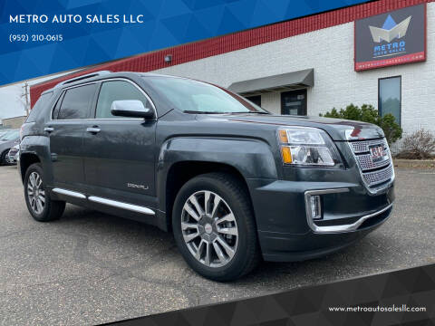 2017 GMC Terrain for sale at METRO AUTO SALES LLC in Lino Lakes MN