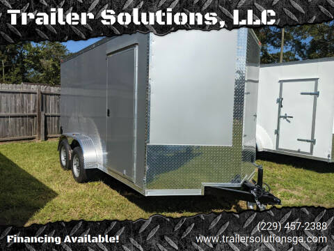 2024 T.. Solutions 7x14TA Enclosed Cargo Trailer for sale at Trailer Solutions, LLC in Fitzgerald GA