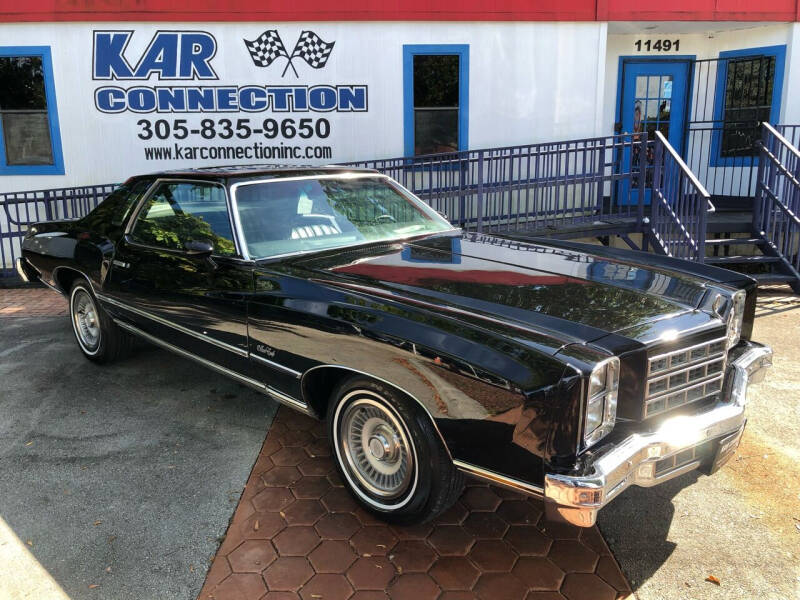 1977 Chevrolet Monte Carlo for sale at Kar Connection in Miami FL