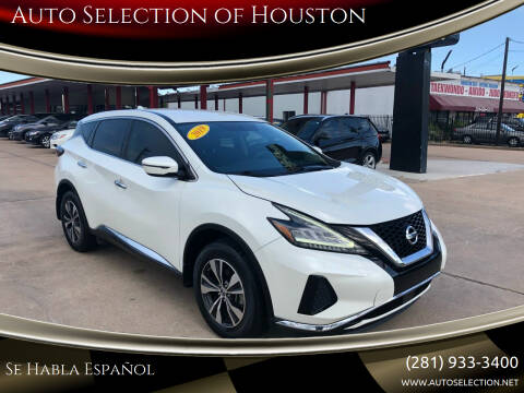2019 Nissan Murano for sale at Auto Selection of Houston in Houston TX