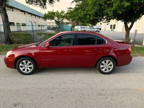 2007 Kia Optima for sale at MOTORCARS OF DISTINCTION INC in West Palm Beach FL