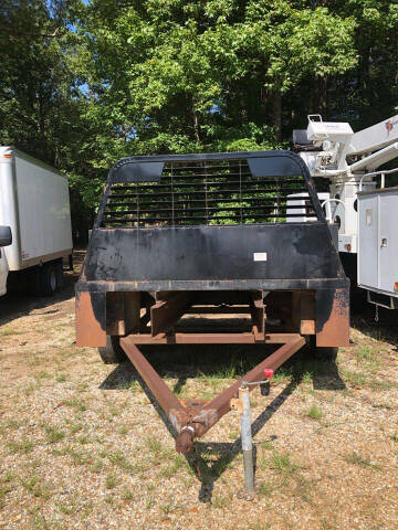 Skirted Flatbed Single Axle Trailer