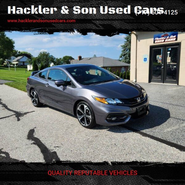 2015 Honda Civic for sale at Hackler & Son Used Cars in Red Lion PA
