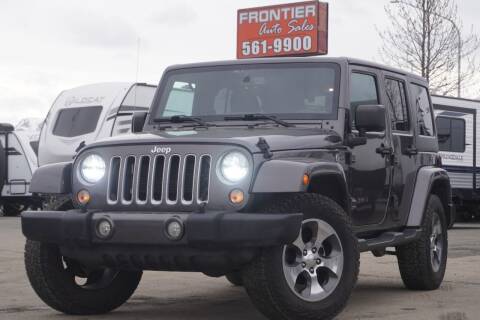 2018 Jeep Wrangler JK Unlimited for sale at Frontier Auto Sales in Anchorage AK