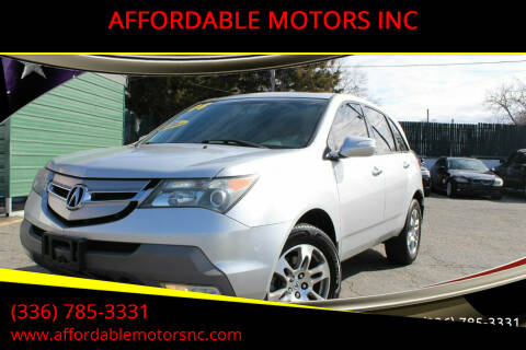 2008 Acura MDX for sale at AFFORDABLE MOTORS INC in Winston Salem NC