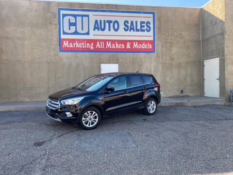 2019 Ford Escape for sale at C U Auto Sales in Albuquerque NM