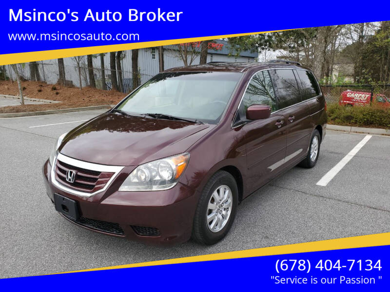 2008 Honda Odyssey for sale at Msinco's Auto Broker in Snellville GA