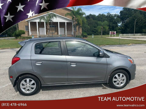 2015 Mitsubishi Mirage for sale at TEAM AUTOMOTIVE in Valrico FL