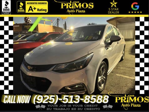 2018 Chevrolet Cruze for sale at Los Primos Auto Plaza in Brentwood CA