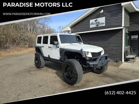 2014 Jeep Wrangler Unlimited for sale at PARADISE MOTORS LLC in Cambridge MN