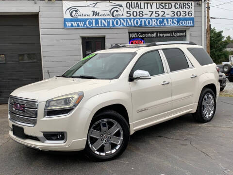 2014 GMC Acadia for sale at Clinton MotorCars in Shrewsbury MA