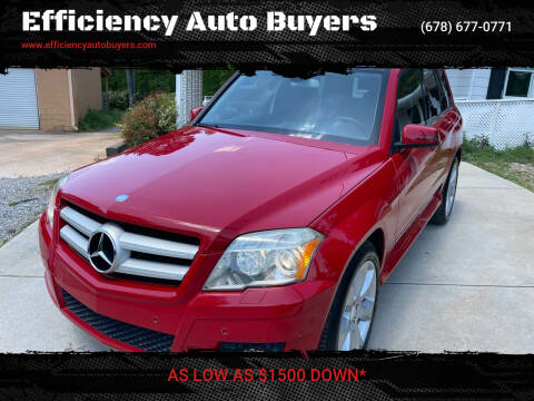 2010 Mercedes-Benz GLK for sale at Efficiency Auto Buyers in Milton GA
