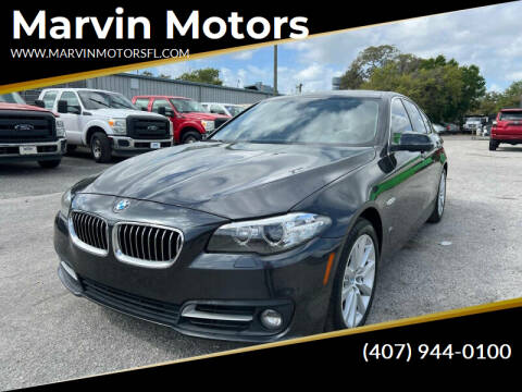 2016 BMW 5 Series for sale at Marvin Motors in Kissimmee FL