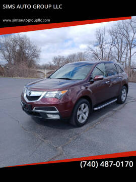 2010 Acura MDX for sale at SIMS AUTO GROUP LLC in Zanesville OH