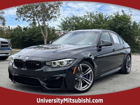 2018 BMW M3 for sale at University Mitsubishi in Davie FL