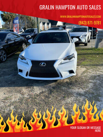 2015 Lexus IS 350 for sale at Gralin Hampton Auto Sales in Summerville SC