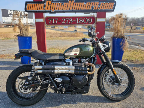 2023 Triumph Scrambler 900 Chrome Ed. for sale at Haldeman Auto in Lebanon PA