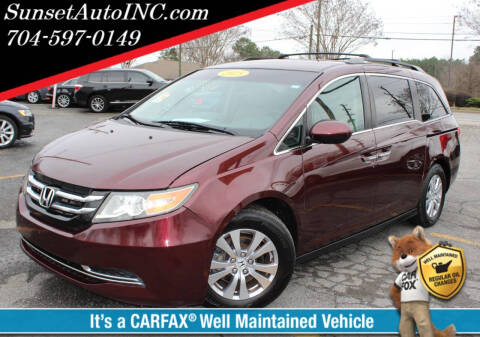 2015 Honda Odyssey for sale at Sunset Auto in Charlotte NC