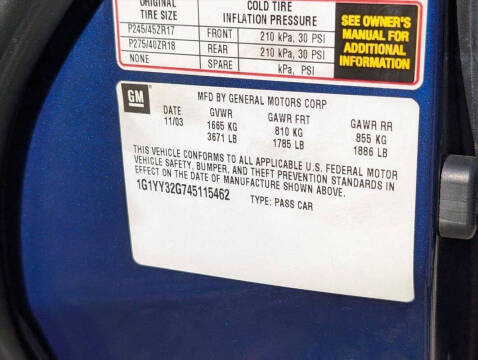 2004 Chevrolet Corvette