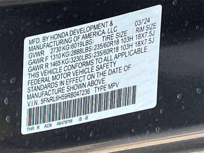 2024 Honda Odyssey EX