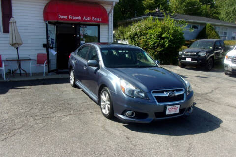 2014 Subaru Legacy for sale at Dave Franek Automotive in Wantage NJ