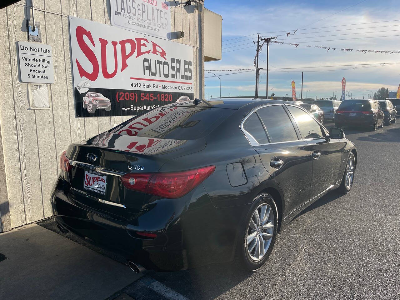 2015 INFINITI Q50 for sale at Super Auto Sales Modesto in Modesto, CA